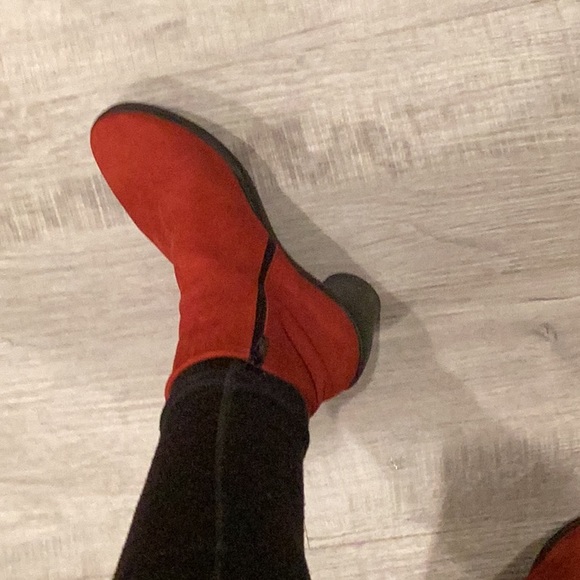 Arche red booties. - Picture 9 of 11